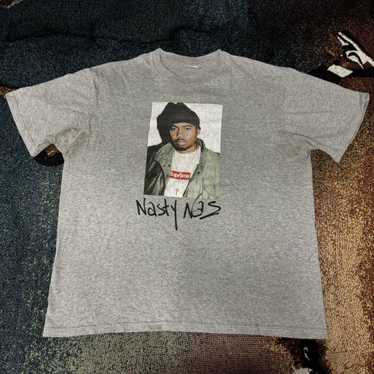 Supreme NAS X SUPREME PHOTO TEE GREY - image 1