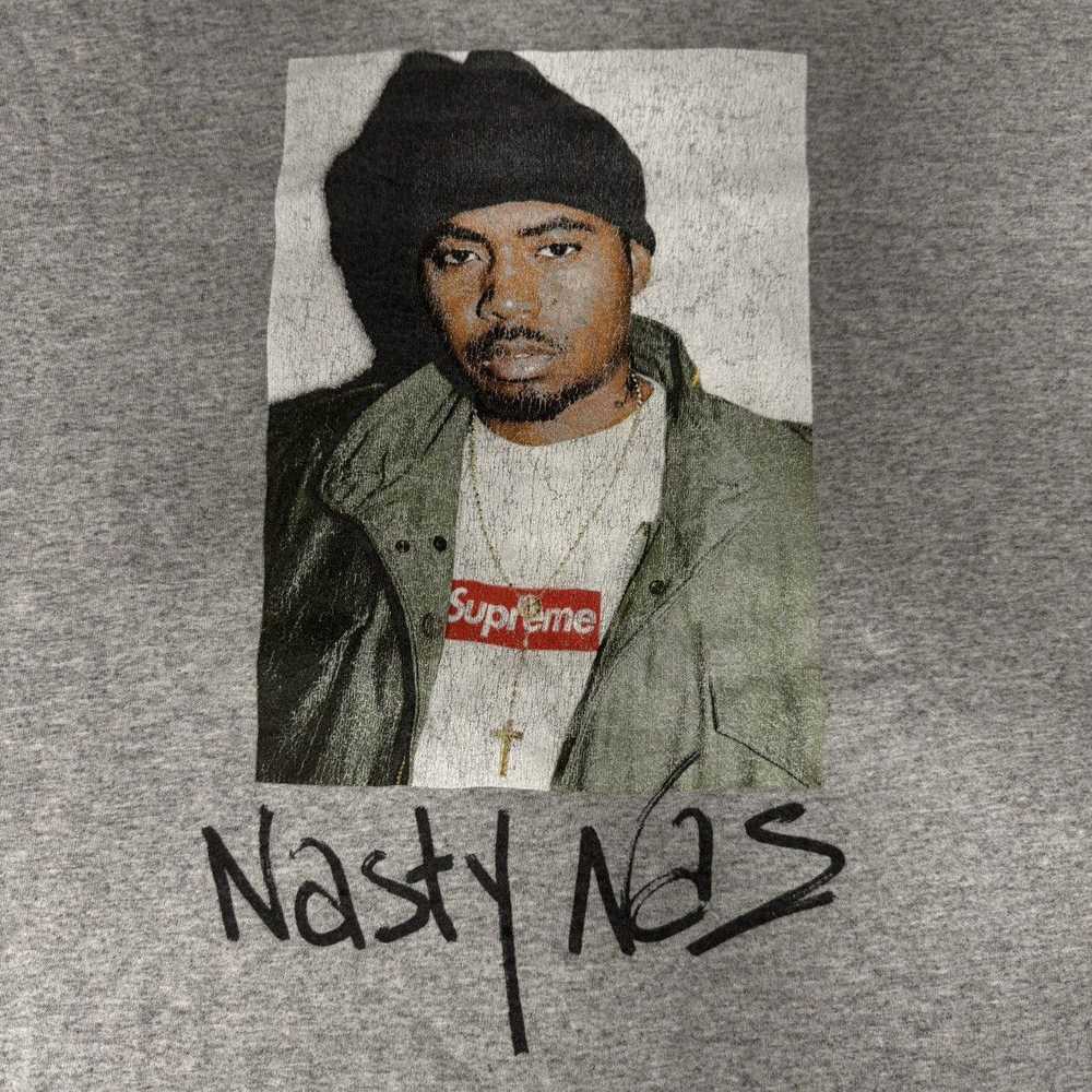 Supreme NAS X SUPREME PHOTO TEE GREY - image 3