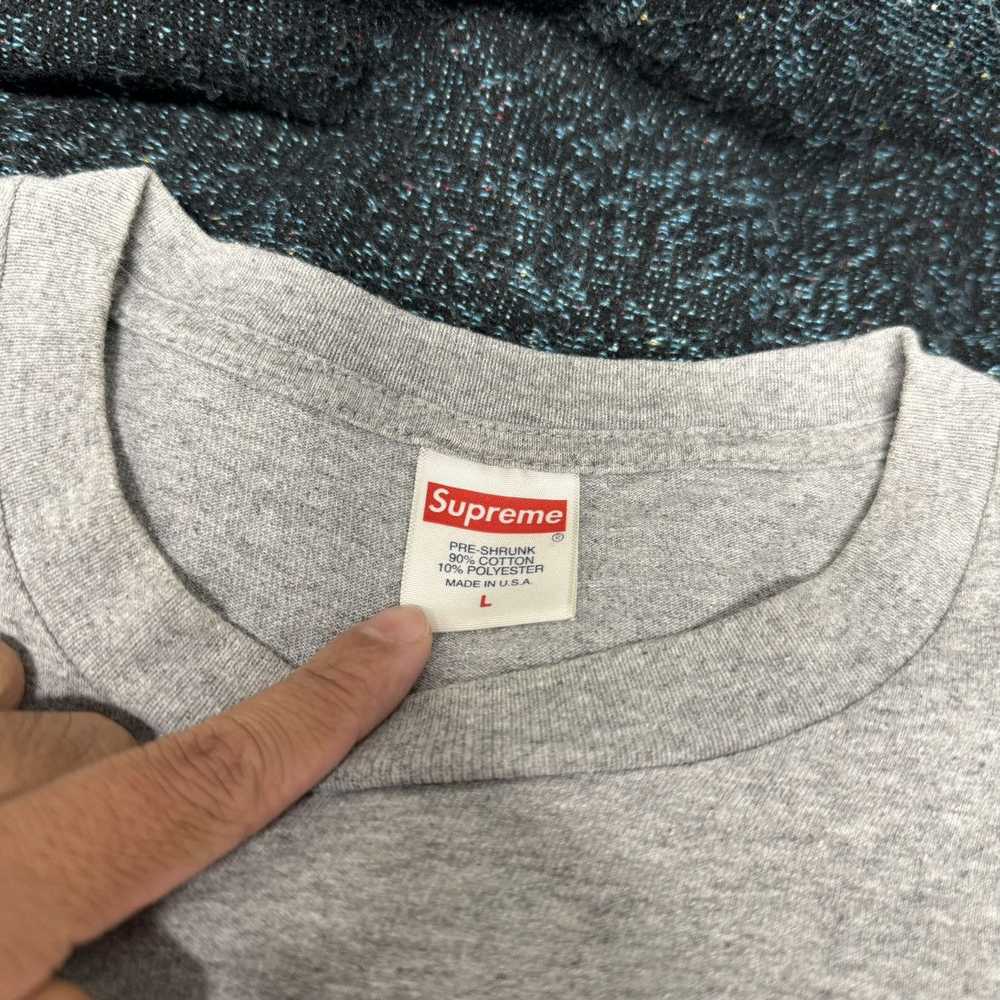 Supreme NAS X SUPREME PHOTO TEE GREY - image 4