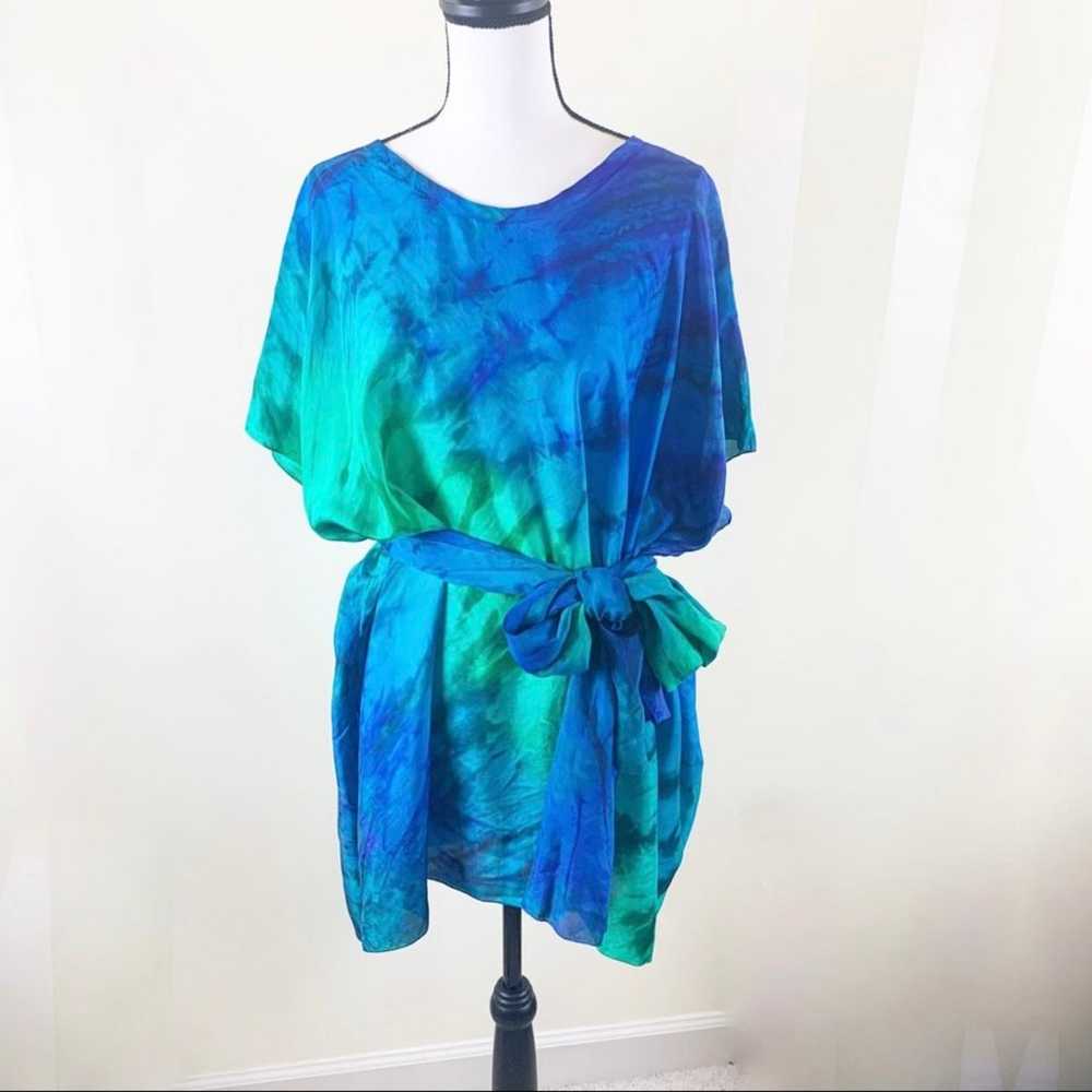 CB Designs Hand-Dyed Silk Kimono Set - image 4