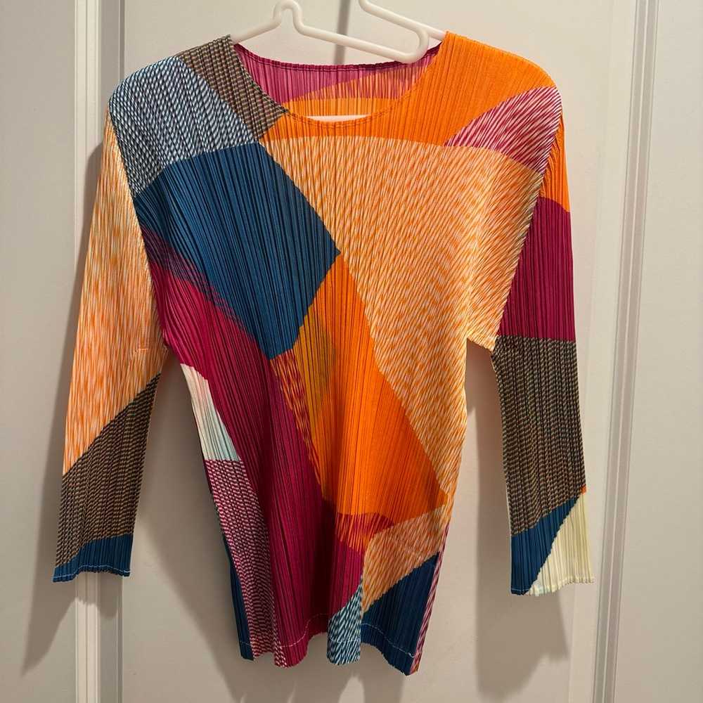 Pleats please issey miyake pleated blouses - image 1