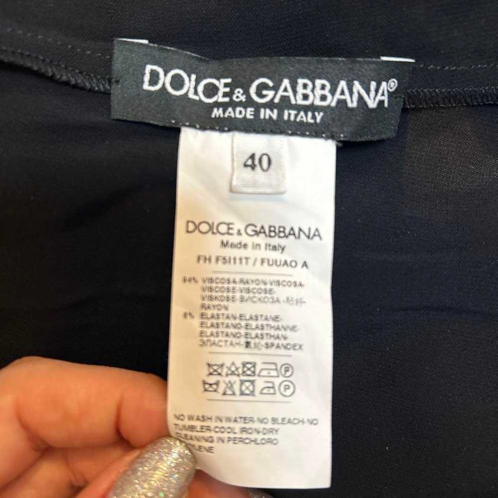 Dolce & Gabbana black blouse size 40. - image 9