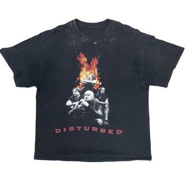 Giant Vintage Disturbed Band T-Shirt 2002 Mens XL 