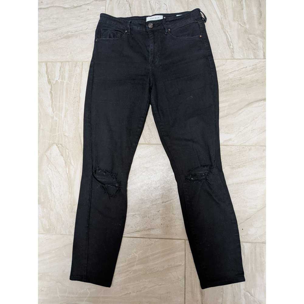 Pacsun Pacsun Distressed Black Jeans 27 High-Rise… - image 1