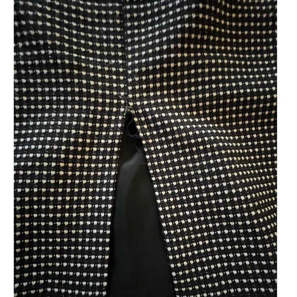 Elie Tahari Tahari Black and White Woven Tweed Sk… - image 6