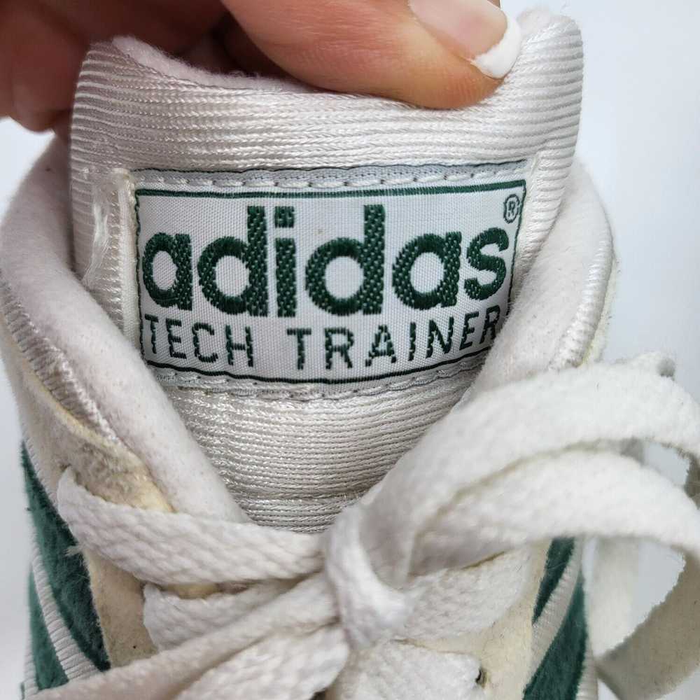 Adidas Adidas Mens White Tech Trainer Lace Retro … - image 3