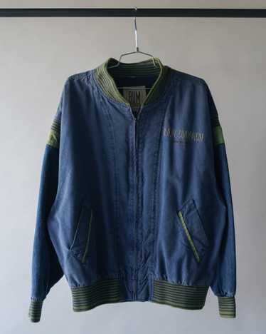 90's BUM Equipment Varsity Denim Jacket - XL