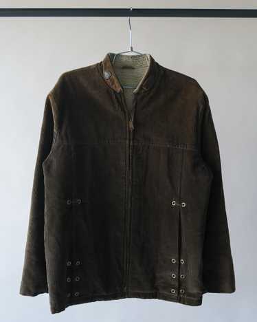 60's Sherpa Lined Corduroy Jacket - Large