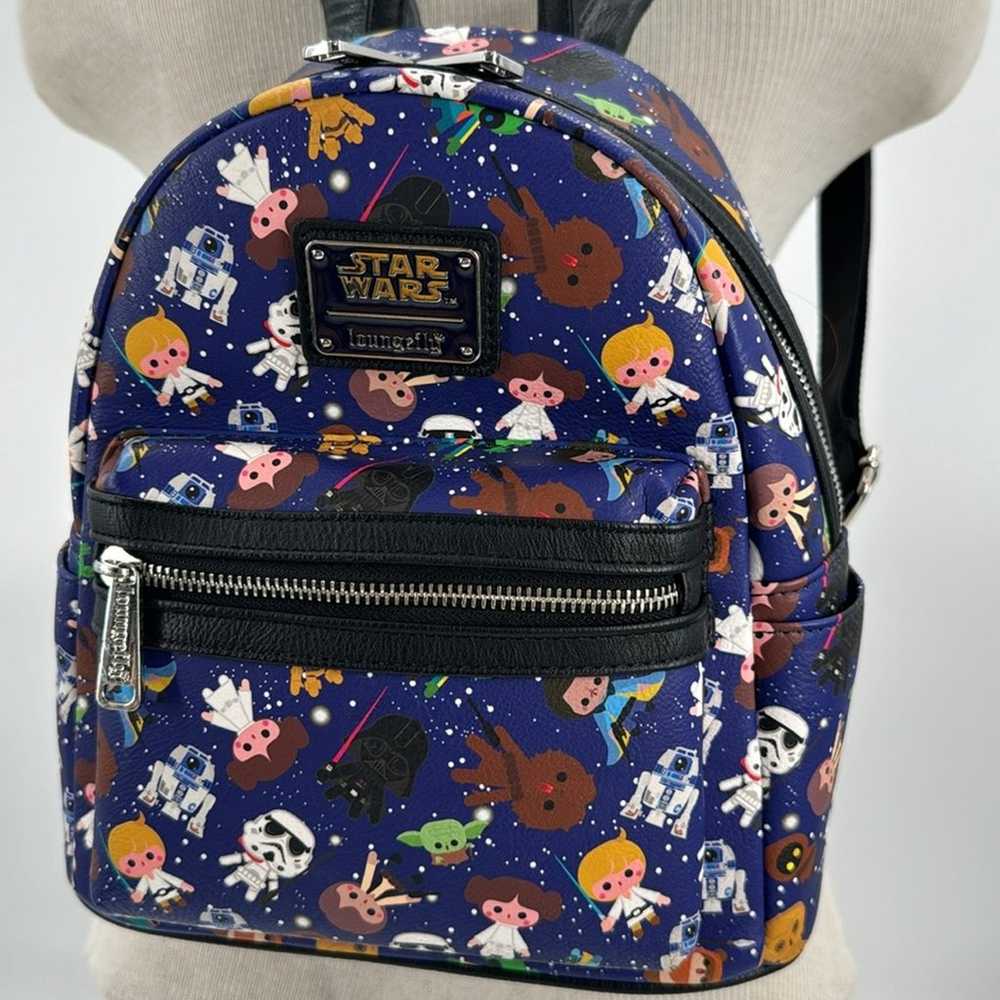 Disney Loungefly Backpack - Star Wars Cuties - image 2