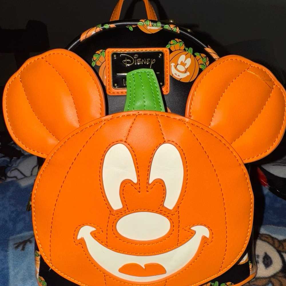 Mickey Pumpkin Loungefly - image 1