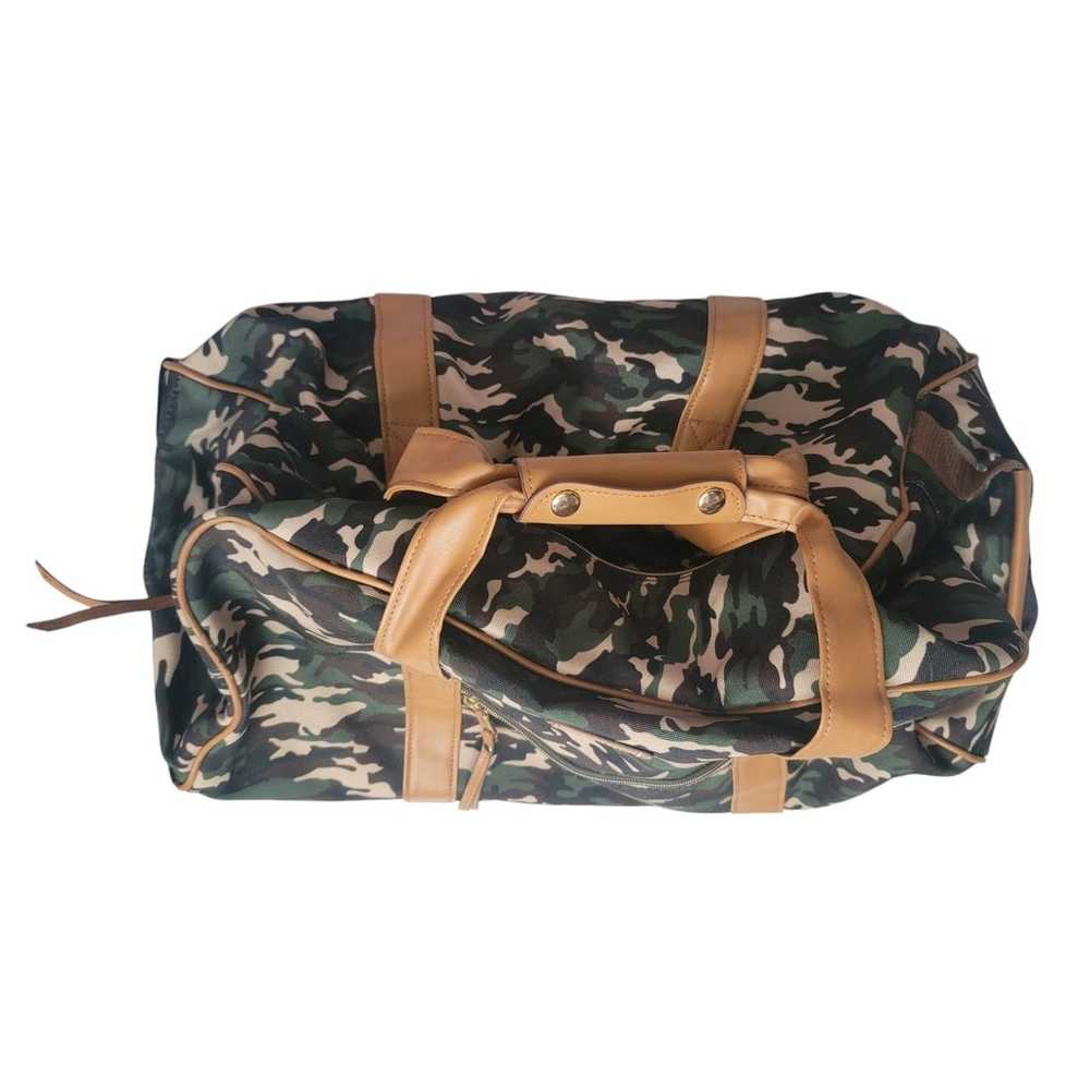 Ellen Tracy rolling duffel bag camouflage green a… - image 2