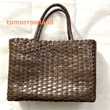 Tomorrowland Leather Mesh Tote Bag - image 1