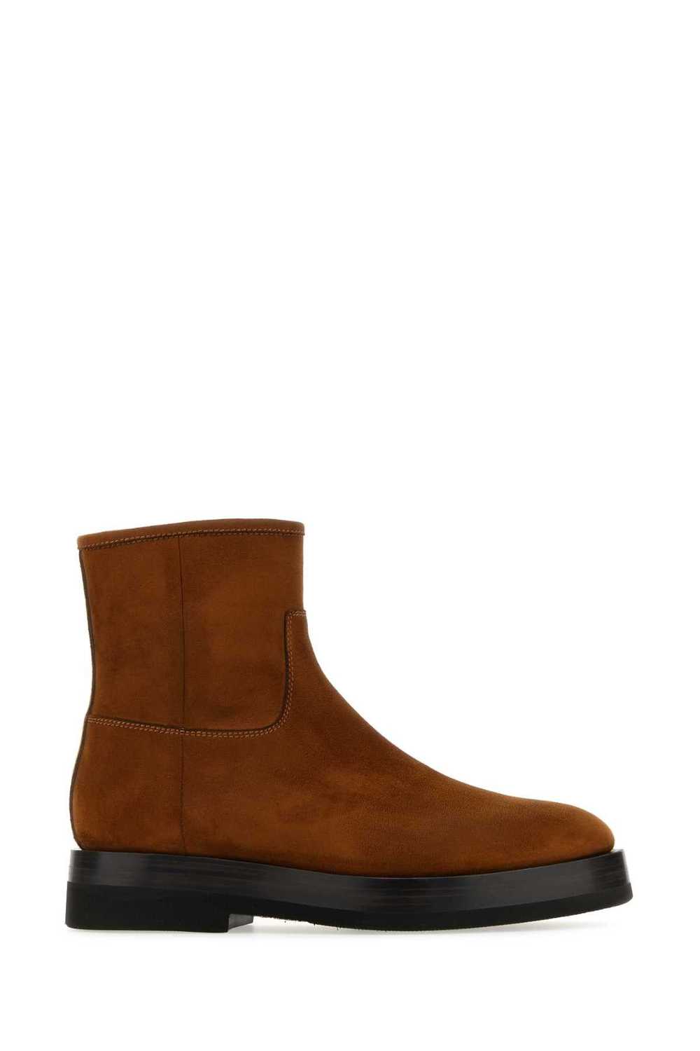 Caramel Suede Ankle Boots - image 1