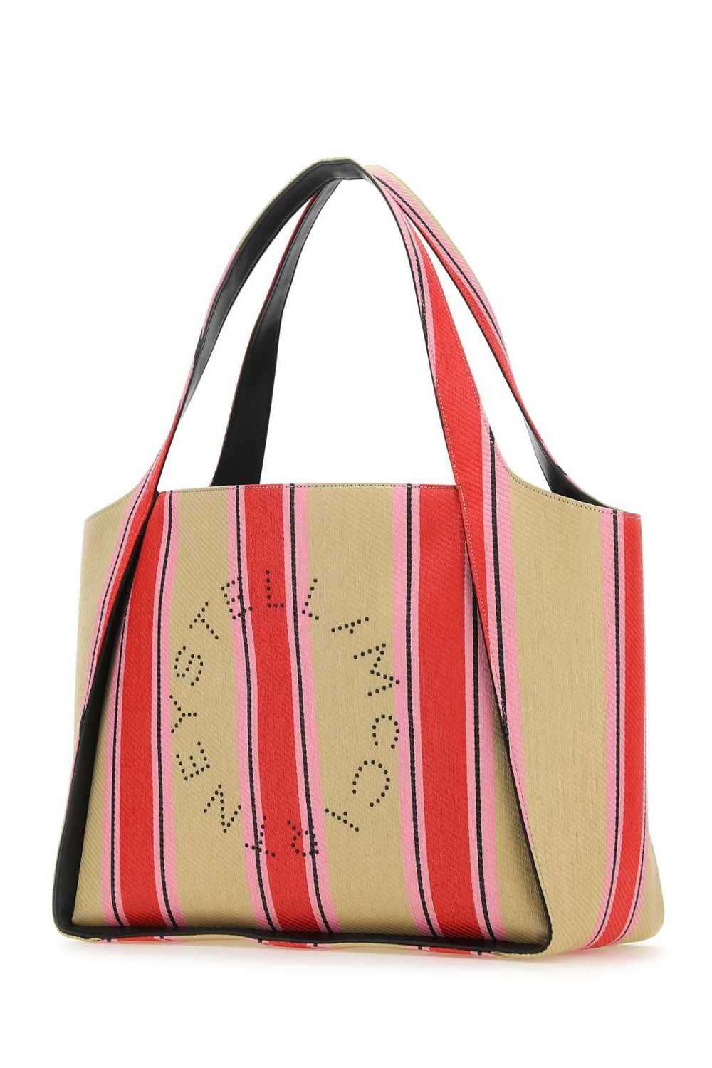 Embroidered Raffia Stella Logo Shopping Bag - image 2