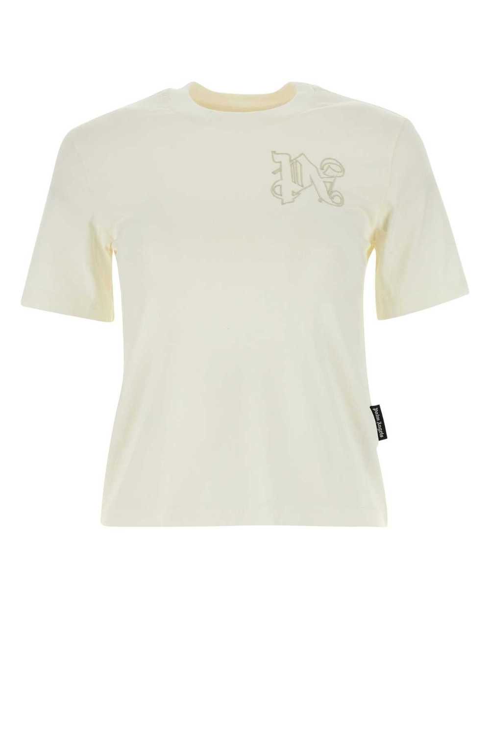 Ivory Cotton T-Shirt - image 1