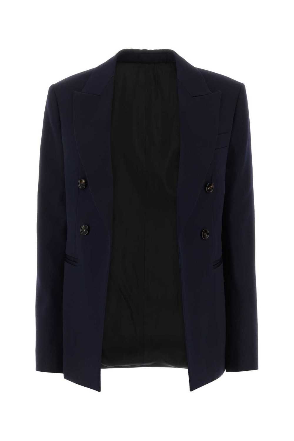 Navy Blue Wool Blazer - image 1