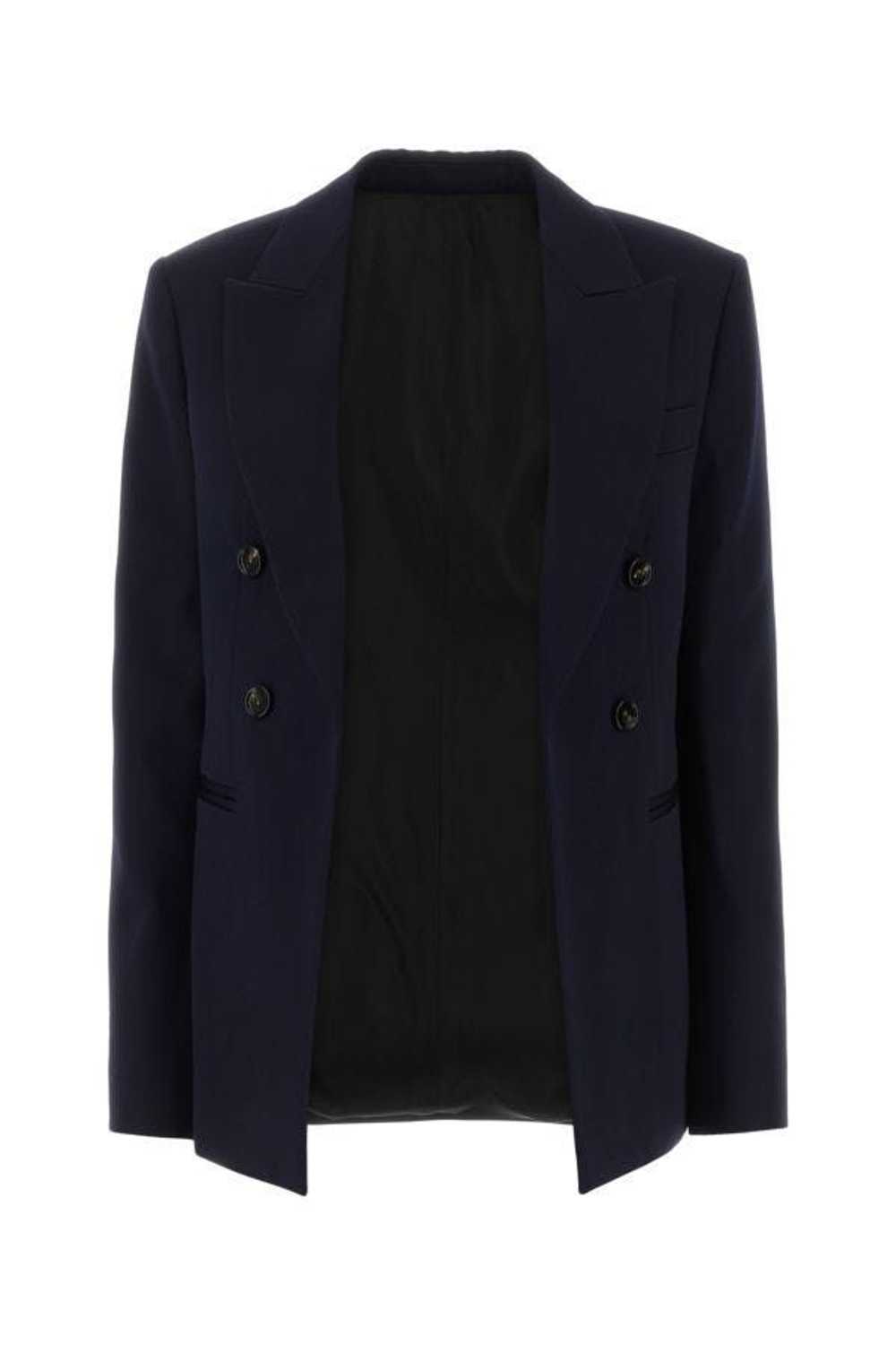 Navy Blue Wool Blazer - image 3