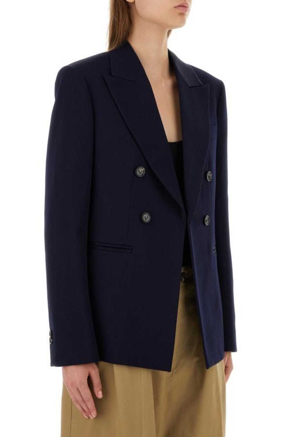 Navy Blue Wool Blazer - image 5