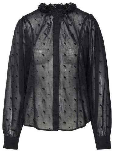 ISABEL MARANT ETOILE 'Terzali' Black Cotton Shirt