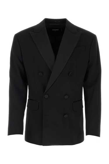 Black Stretch Wool Dan Db Blazer