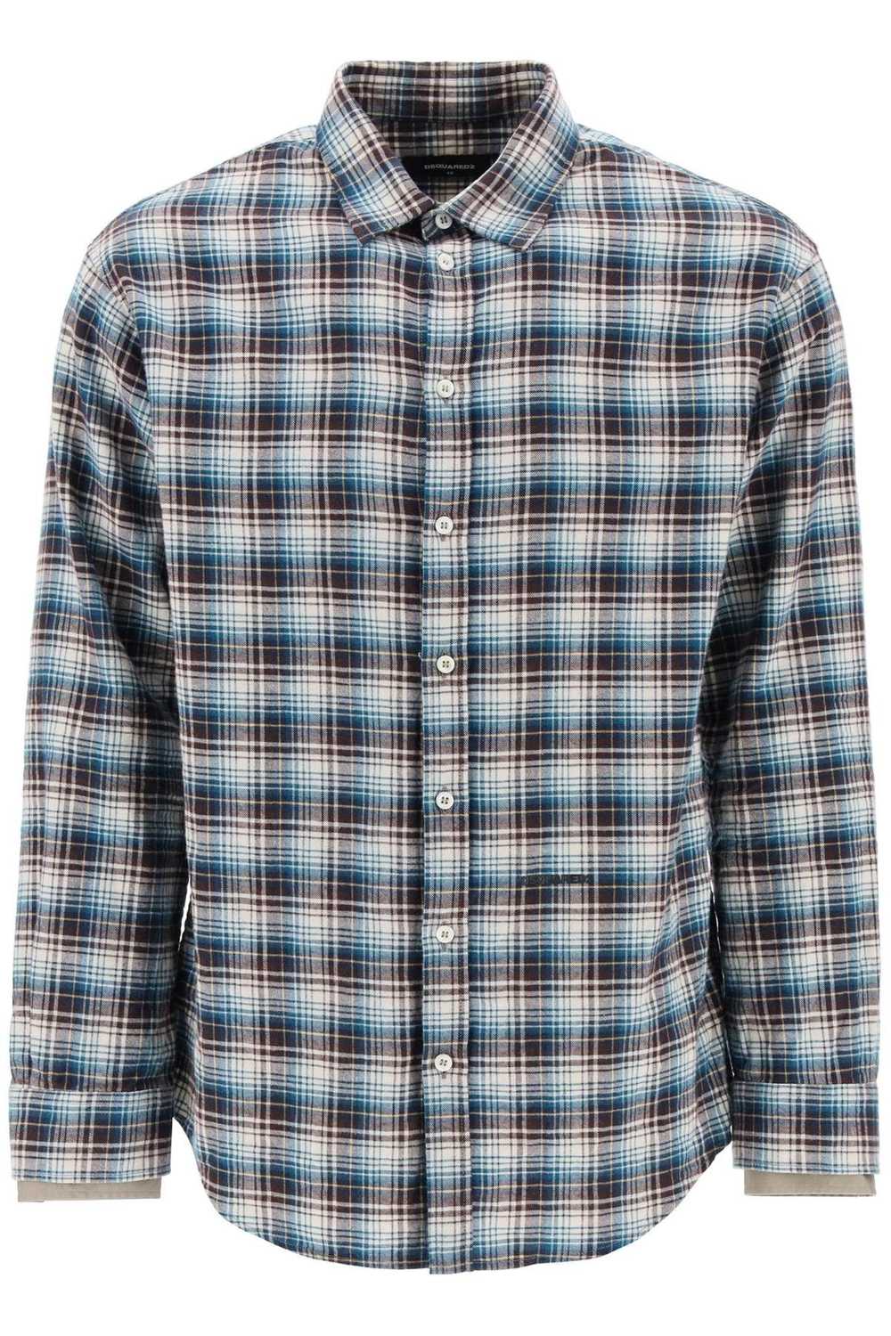 DSQUARED2 Check Shirt With Layered Sleeves - image 1