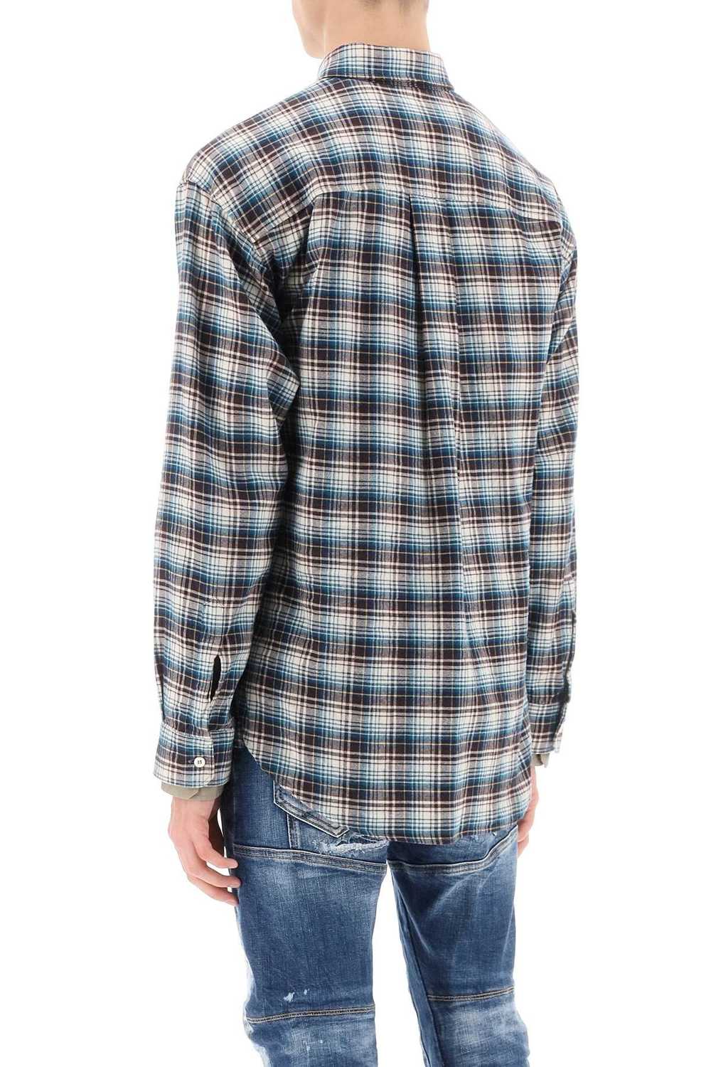 DSQUARED2 Check Shirt With Layered Sleeves - image 3