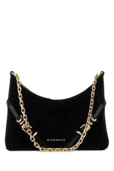 Black Velvet Voyou Party Shoulder Bag