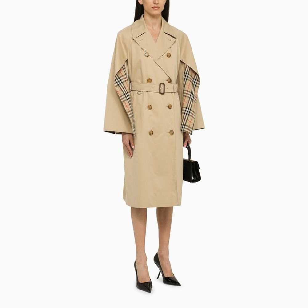 Burberry Honey Cotton Double-Breasted Trench Coat - image 2