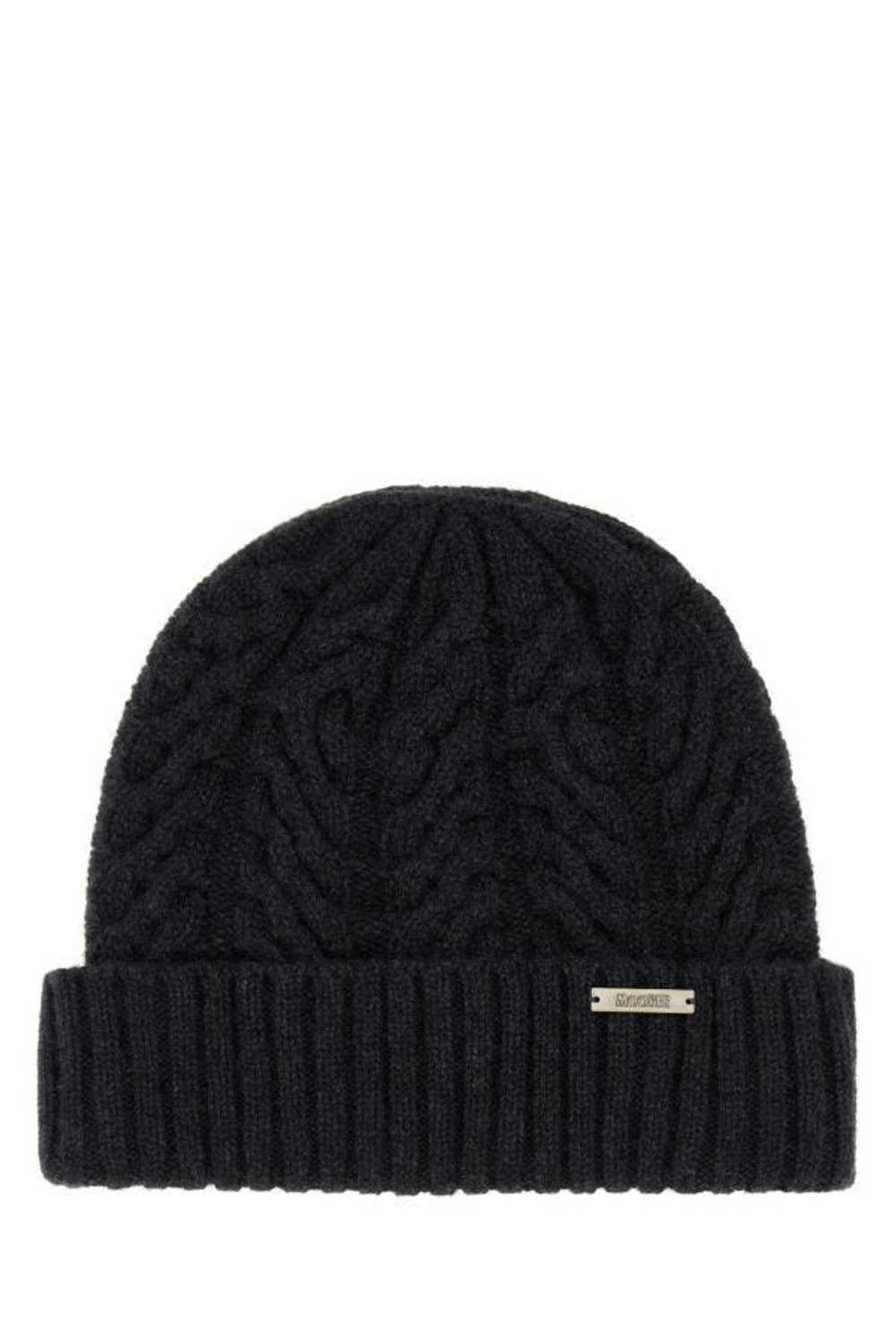 Charcoal Cashmere Beanie Hat - image 3