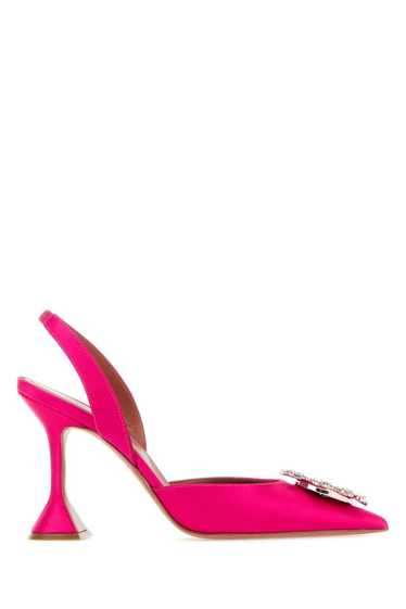 Fuchsia Satin Begum Pumps