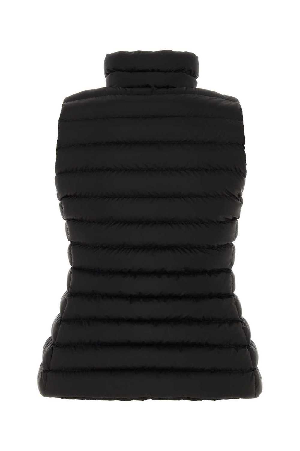 Black Nylon Sleeveless Jacket - image 2