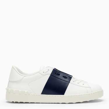 Valentino Garavani White/Marine Blue Open Sneakers - image 1