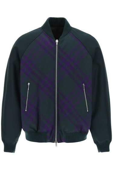 BURBERRY Check Reversible Bomber Jacket