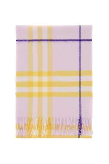 BURBERRY Check Cashmere Scarf