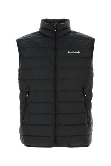 Black Nylon Sleeveless Down Jacket