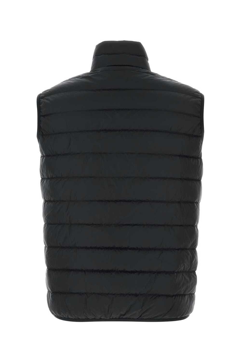 Black Nylon Sleeveless Down Jacket - image 2