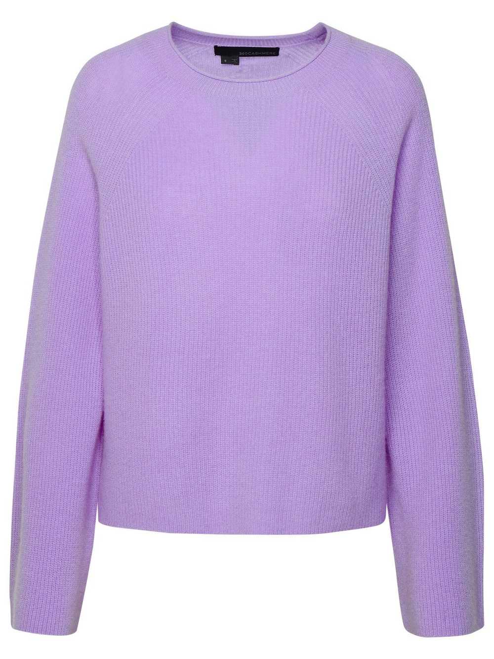 360 CASHMERE 'Sophie' Lilac Cashmere Sweater - image 1