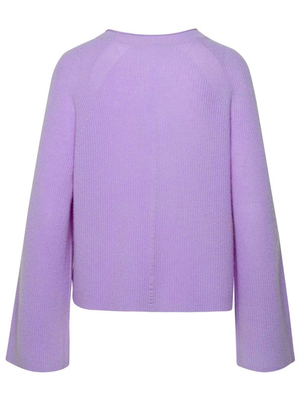 360 CASHMERE 'Sophie' Lilac Cashmere Sweater - image 3