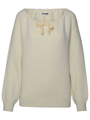 JIL SANDER Cream Cashmere Sweater