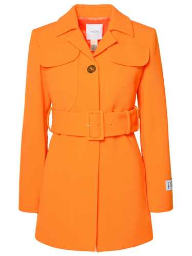 PATOU Orange Virgin Wool Coat - image 1