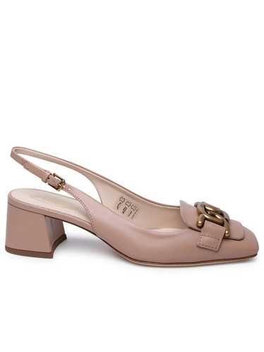 TOD'S Leather Sandals Nude