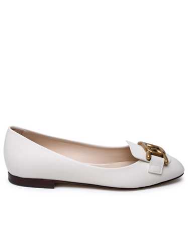 TOD'S White Leather Loafers - image 1