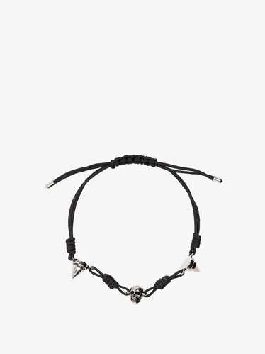 Alexander Mcqueen Man Black Bracelets