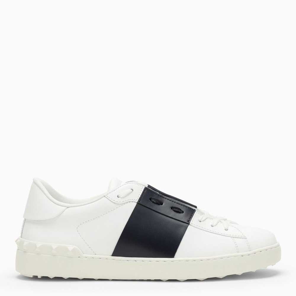 Valentino Garavani White/Black Open Sneaker - image 1