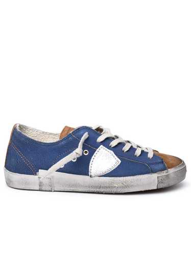 PHILIPPE MODEL Blue Leather Sneakers - image 1