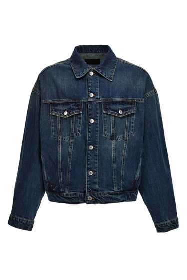 Stone wash denim jacket