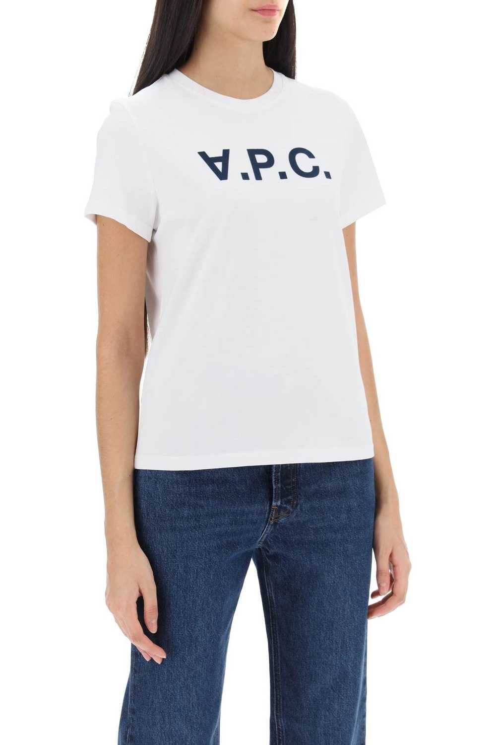 A.P.C. Flocked Logo T-Shirt - image 2