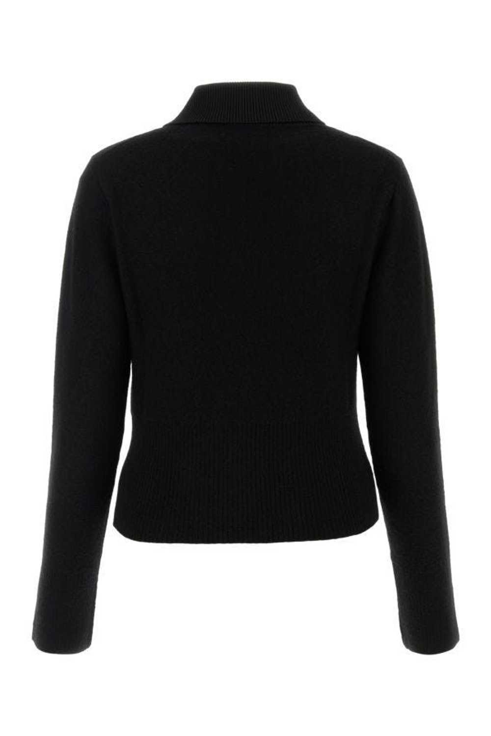 Black Wool Blend Sweater - image 4