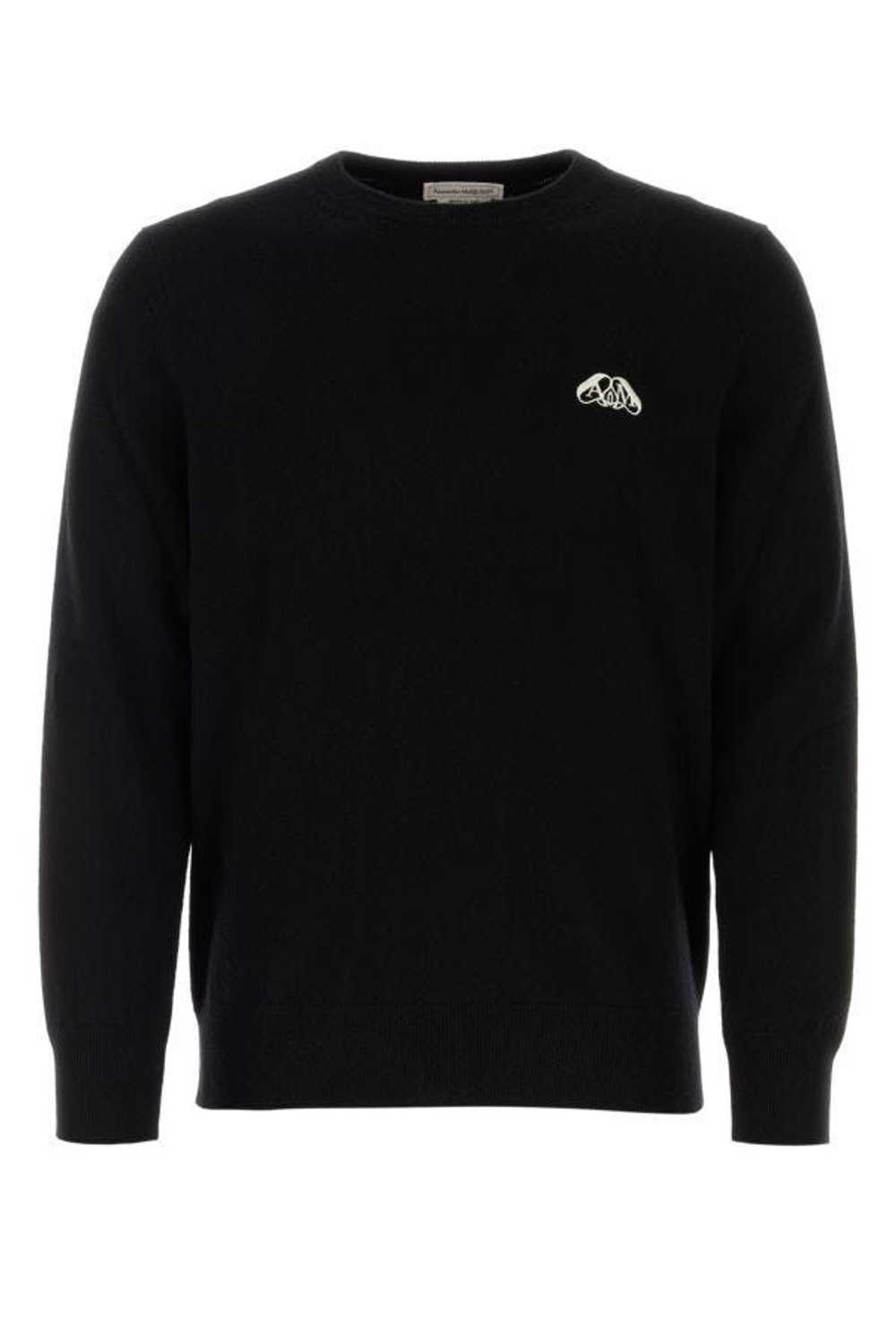 Black Cashmere Blend Sweater - image 3