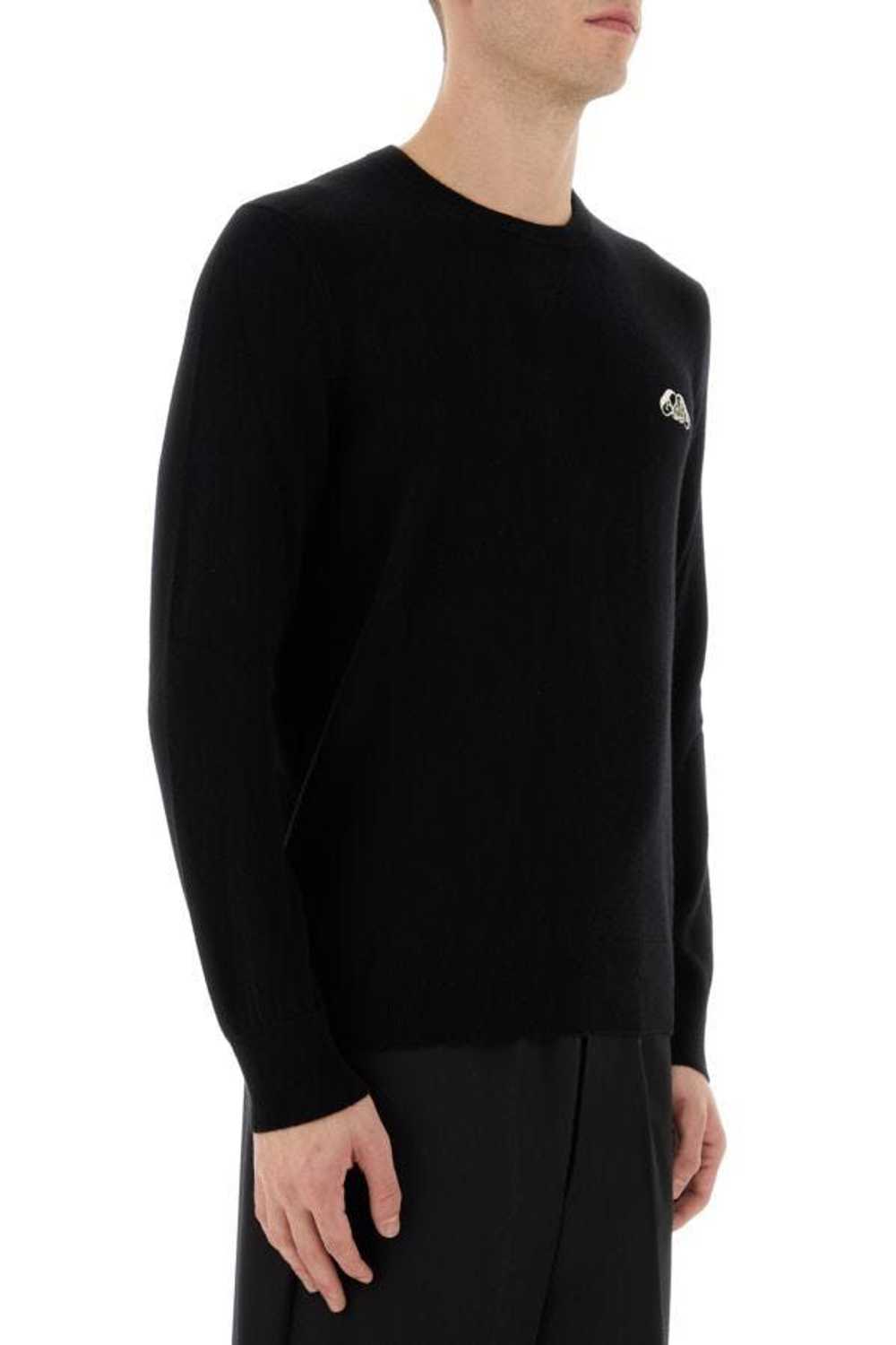 Black Cashmere Blend Sweater - image 5